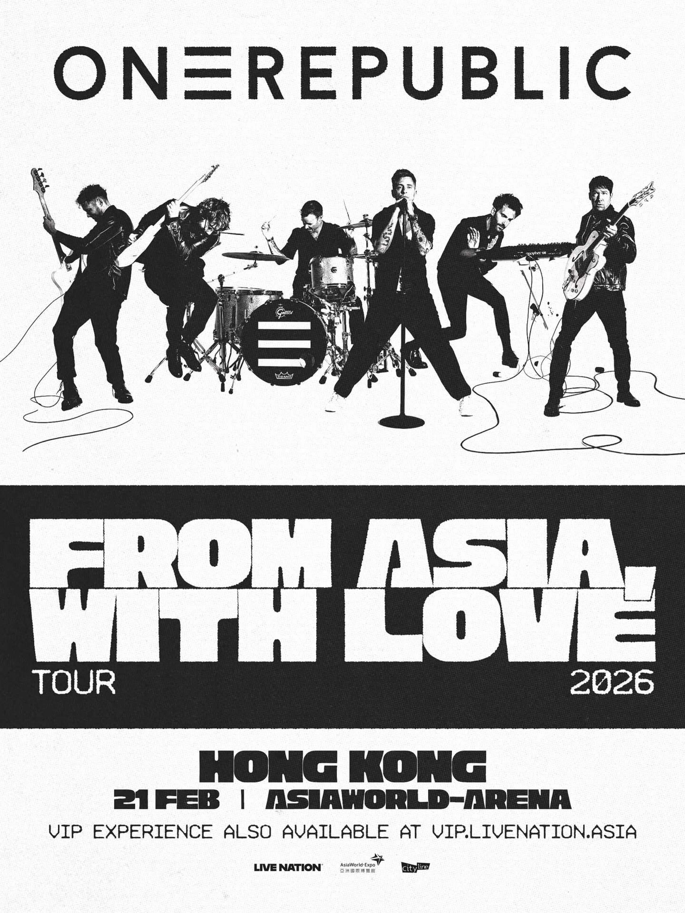 ONEREPUBLIC “From Asia, With Love” 2026 in Hong Kong