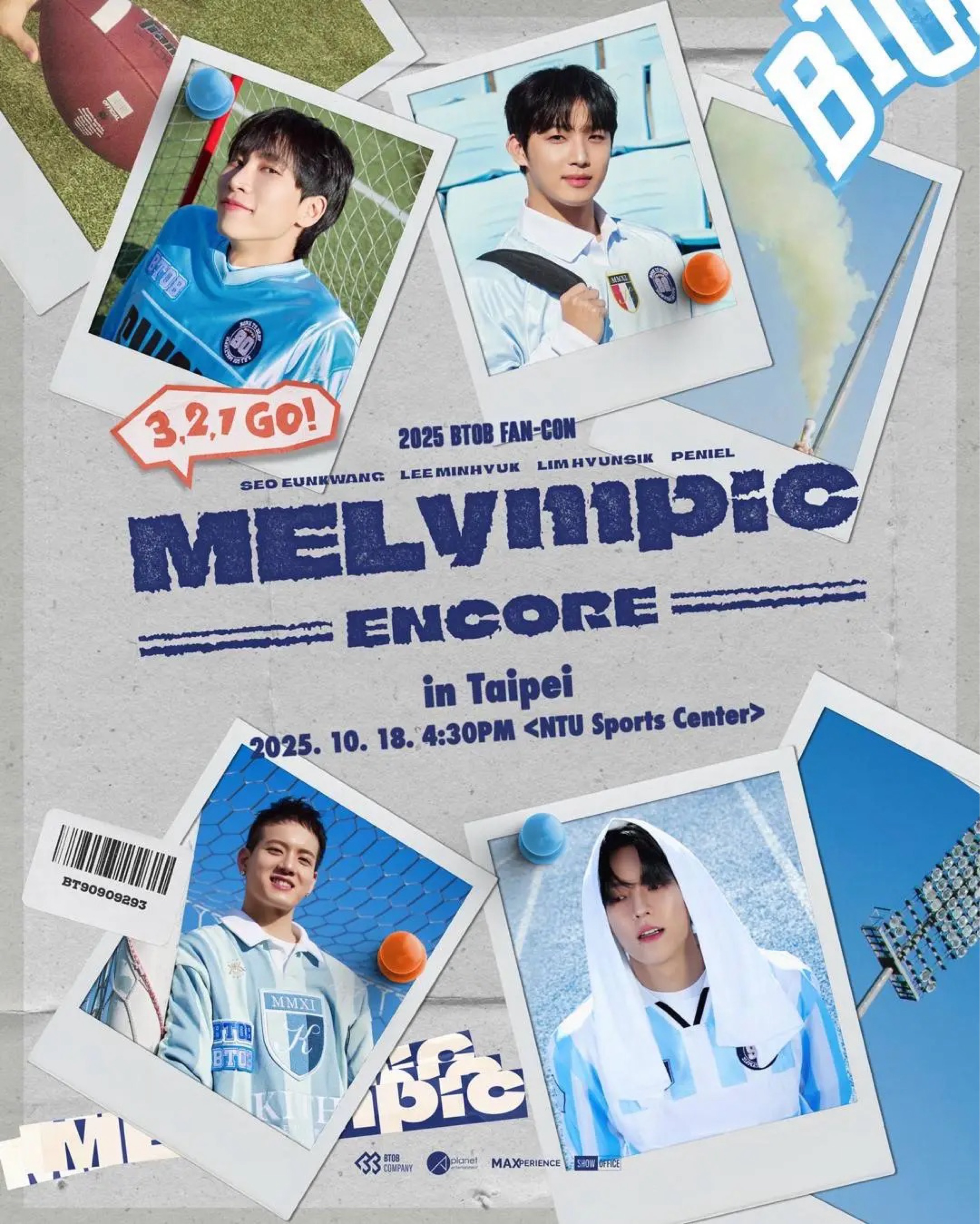 2025 BTOB FAN-CON [3,2,1 GO! MELympic] ENCORE in Taipei