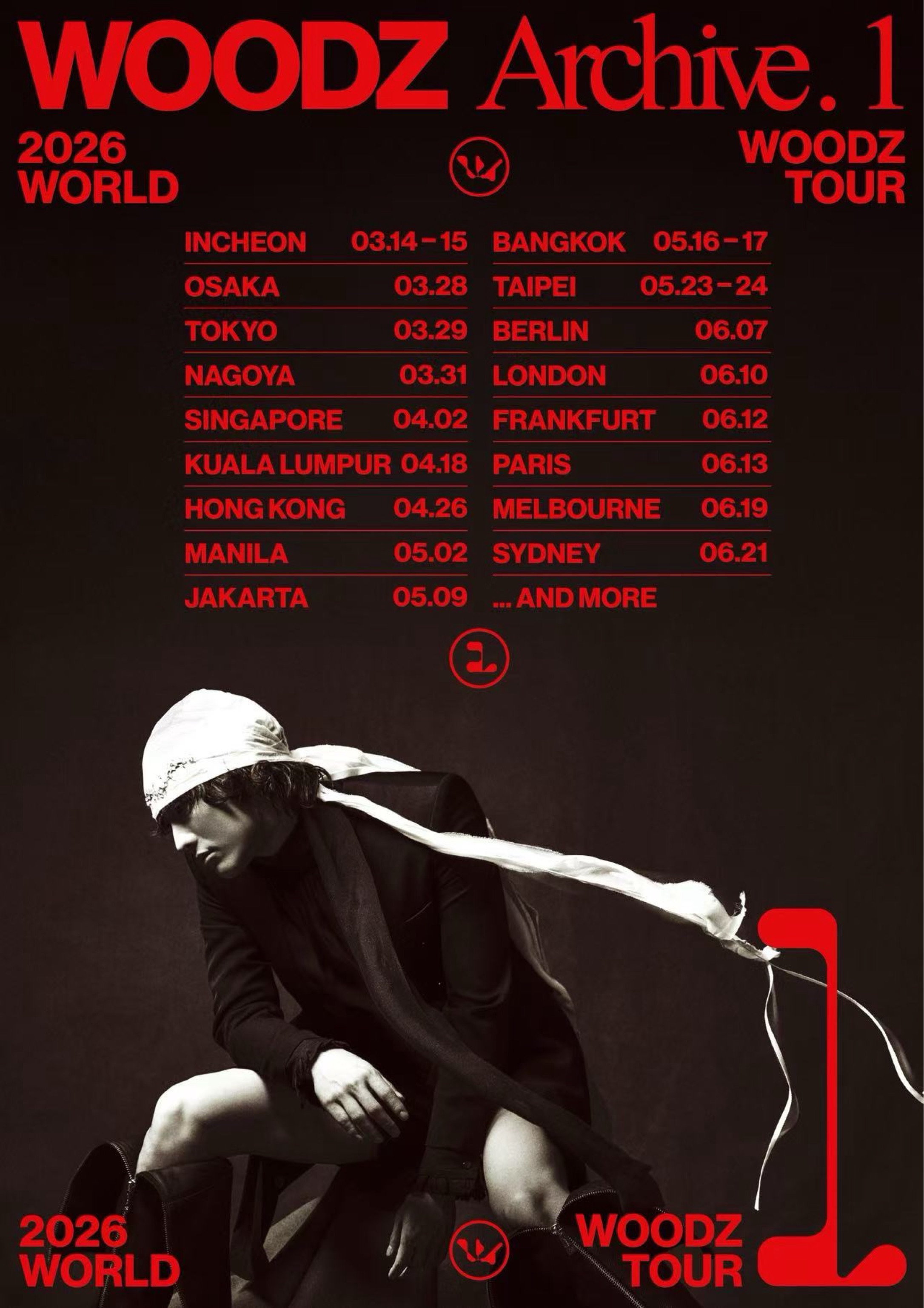 2026 WOODZ 世界巡回演唱会 'Archive.1' 香港站
