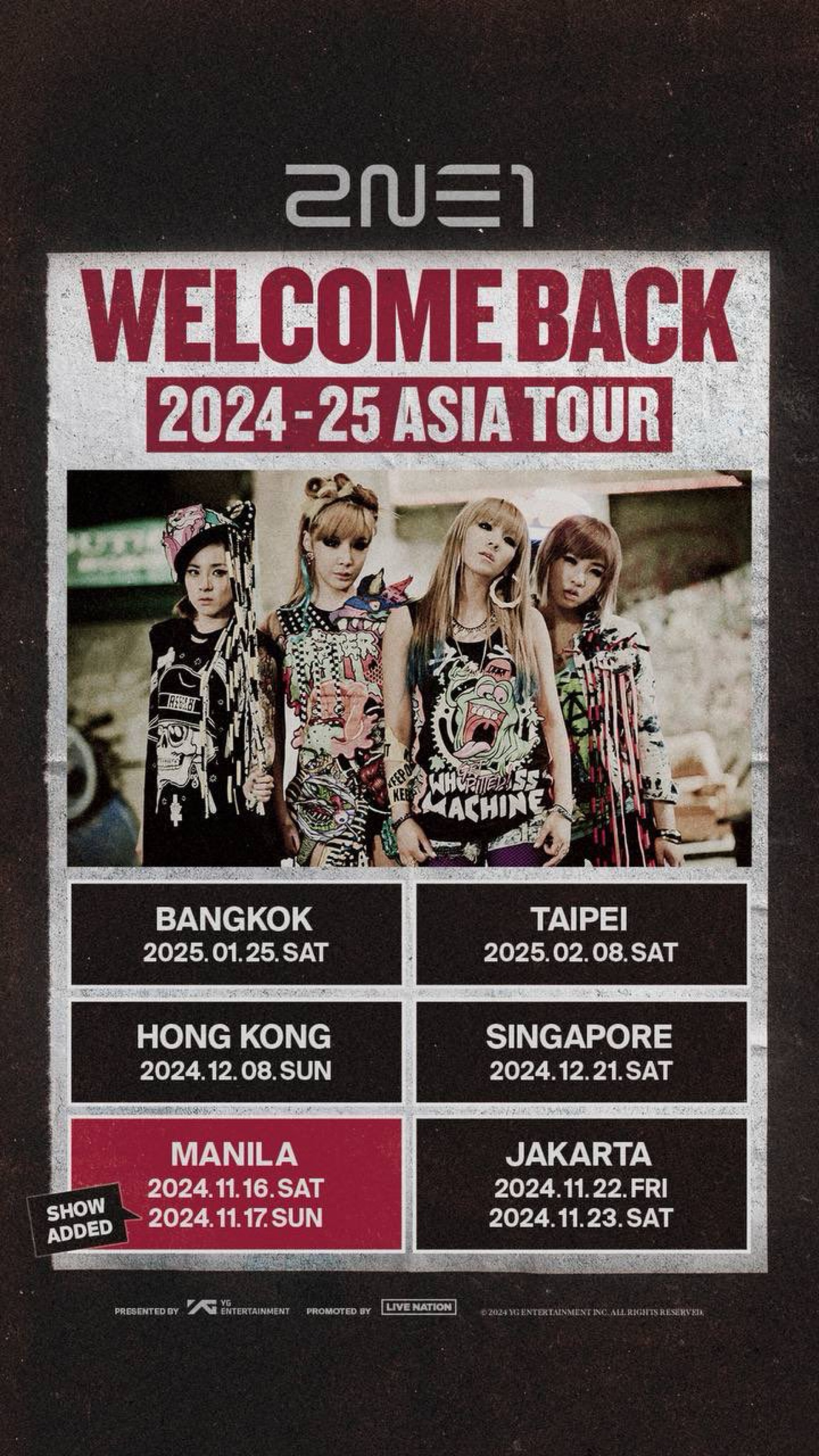 2024-25 2NE1 ASIA TOUR [WELCOME BACK] IN MANILA