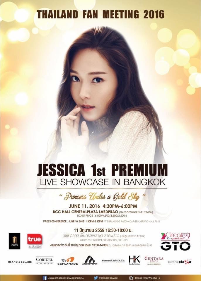 JESSICA 1st PREMIUM LIVE SHOWCASE in BANGKOK Princess Under a Gold Sky