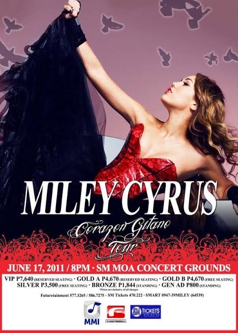 Miley Cyrus Gypsy Heart World Tour