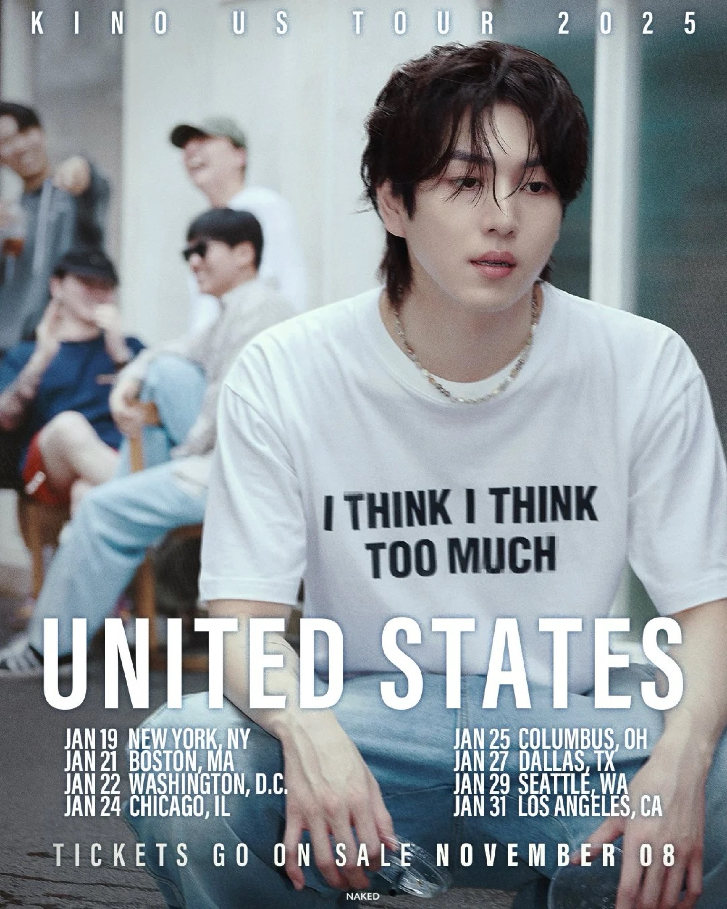 KINO 'I think I think too much' US tour 2025