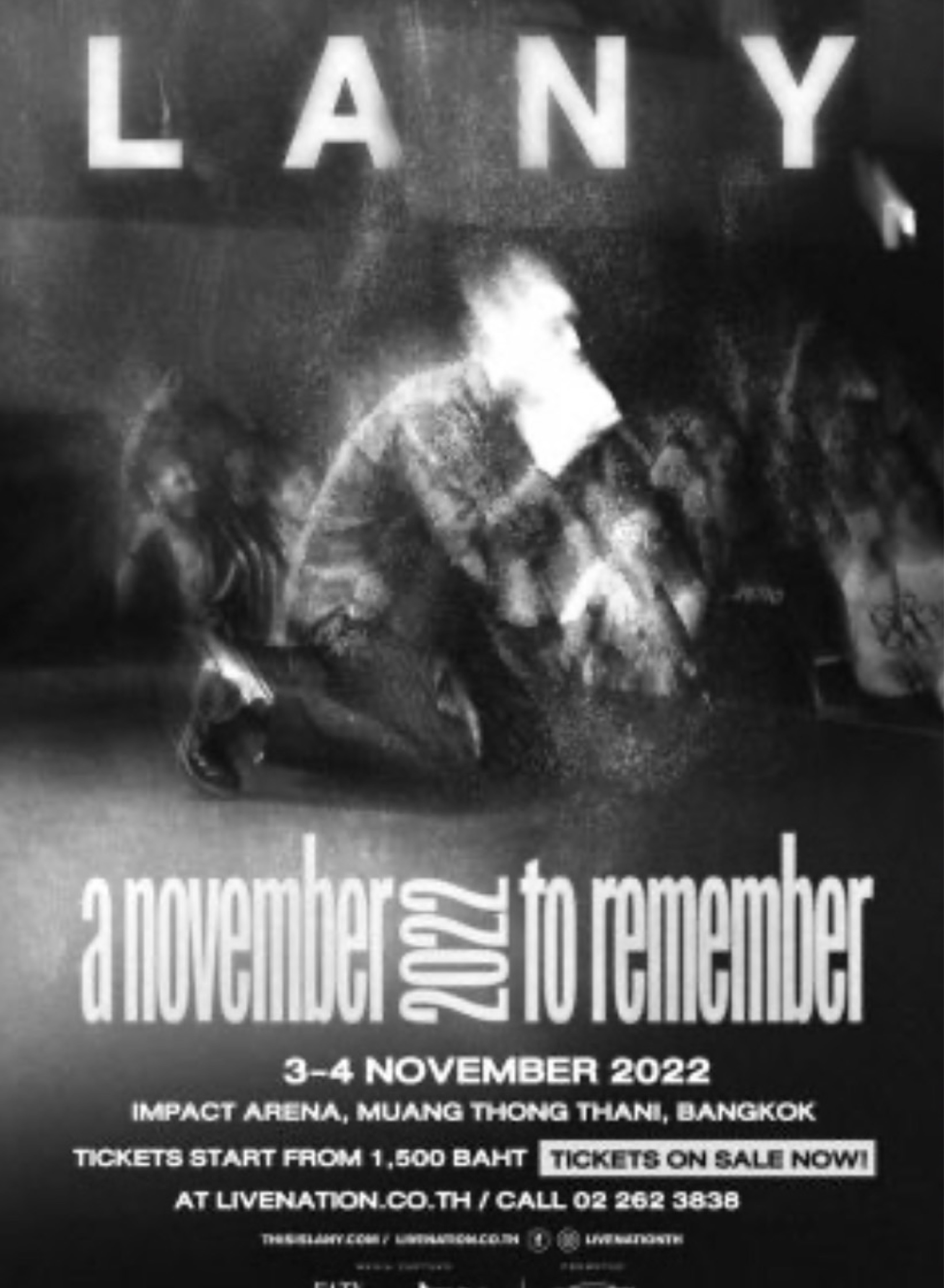 LANY A NOVEMBER TO REMEMBER TOUR