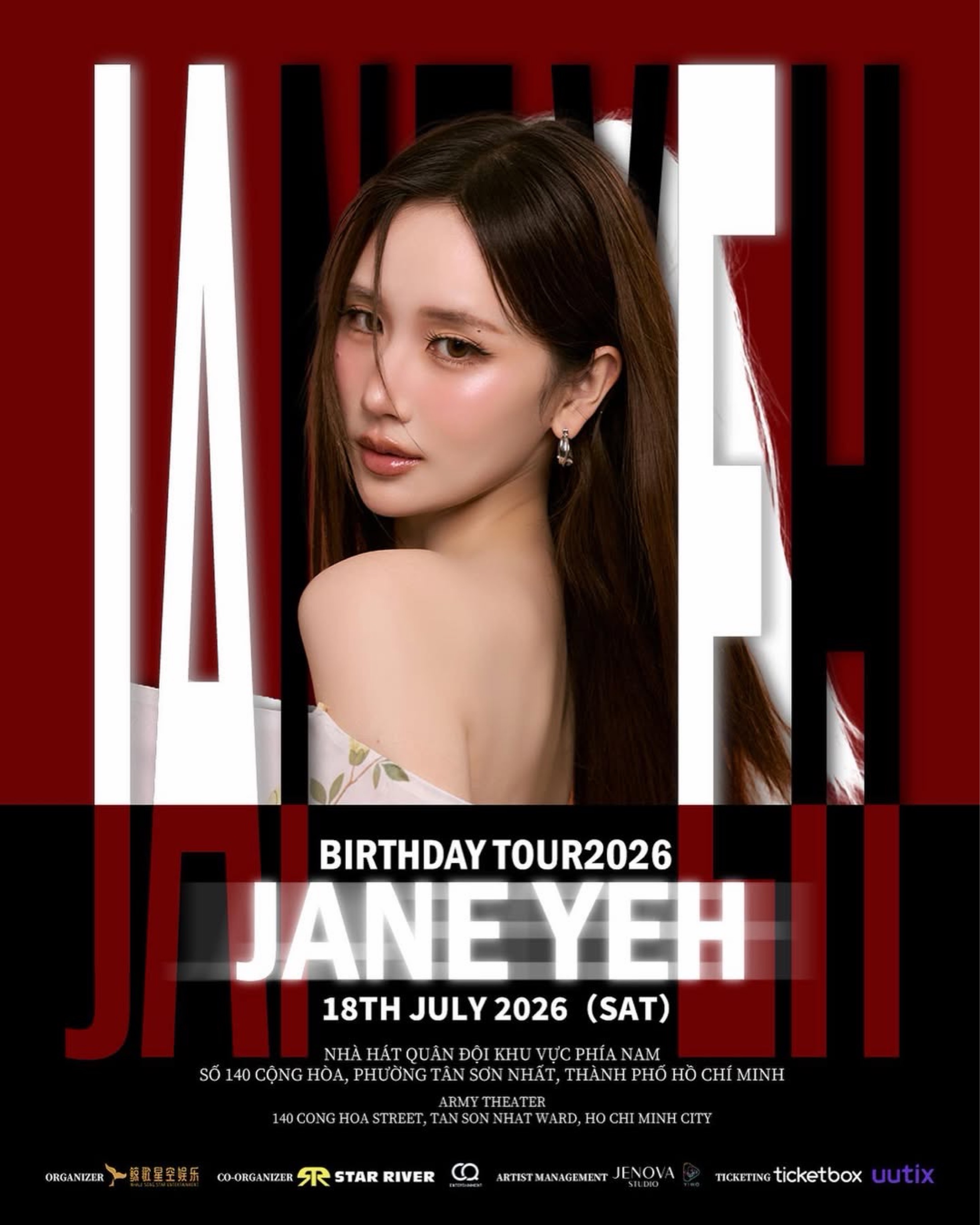 Jane Yeh Birthday Tour 2026 in Vietnam