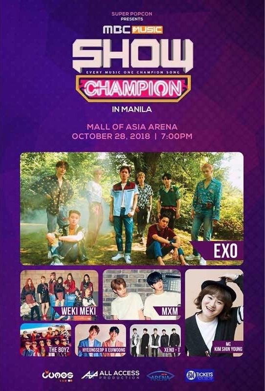 2018 MBC Music Show Champion in Manila