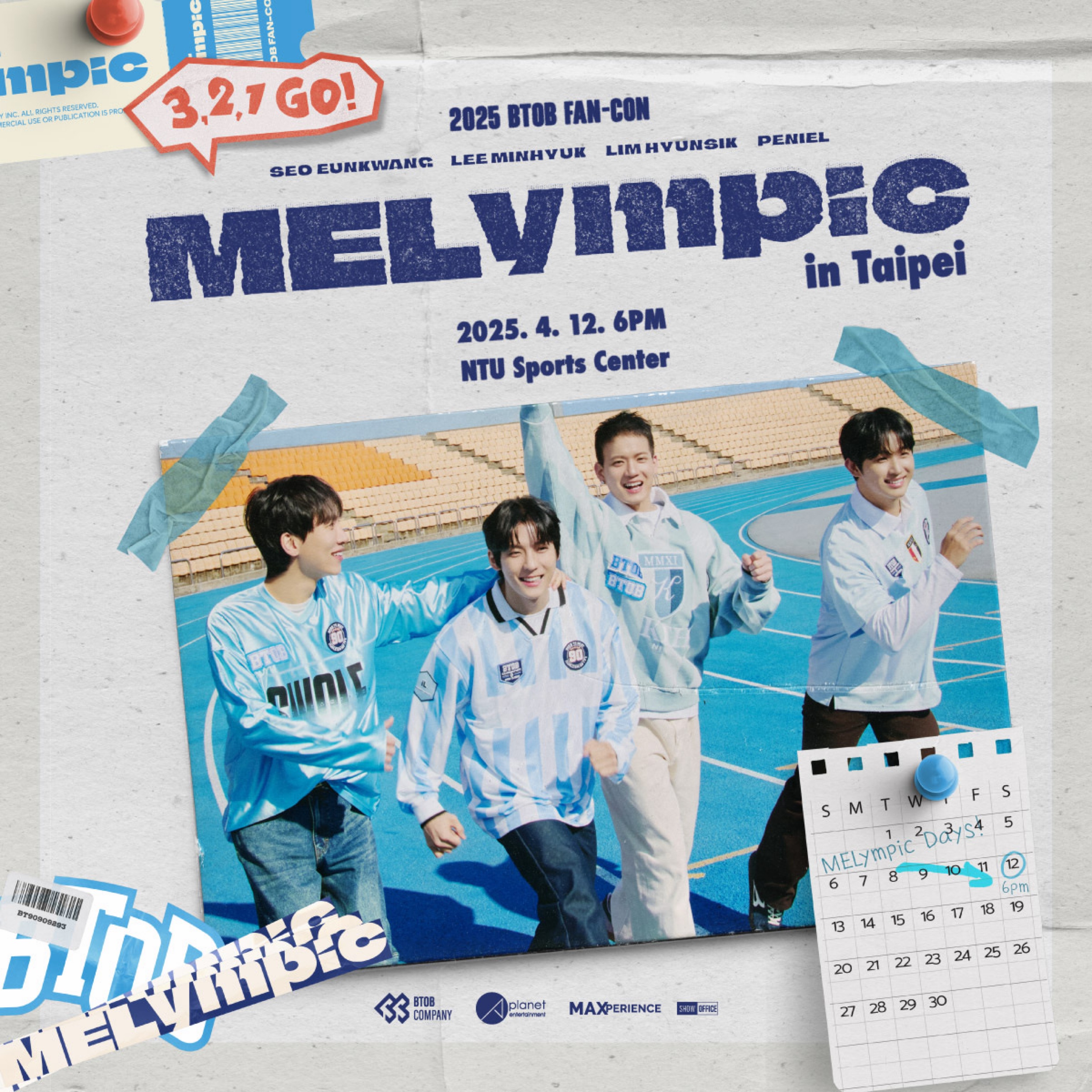 2025 BTOB FAN-CON [3,2,1 GO! MELympic]  in Taipei