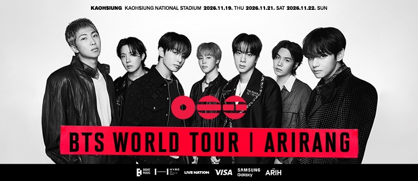 BTS WORLD TOUR ’ARIRANG’ IN KAOHSIUNG