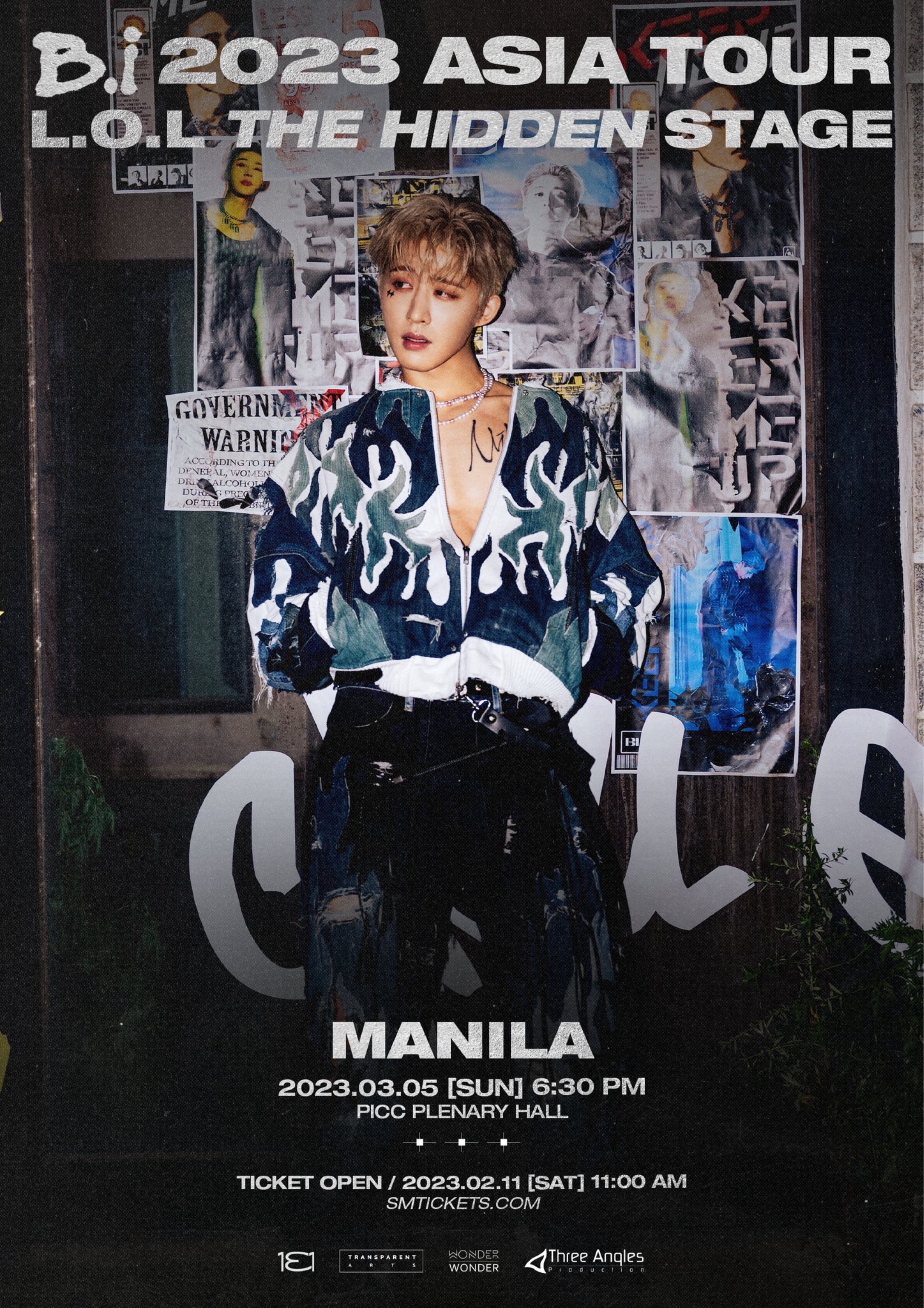 B.I 2023 Asia Tour ‘L.O.L The Hidden Stage’ in Manila