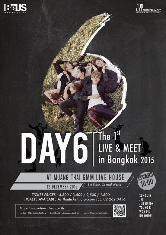 DAY6 The 1st Live & Meet in Bangkok 2015