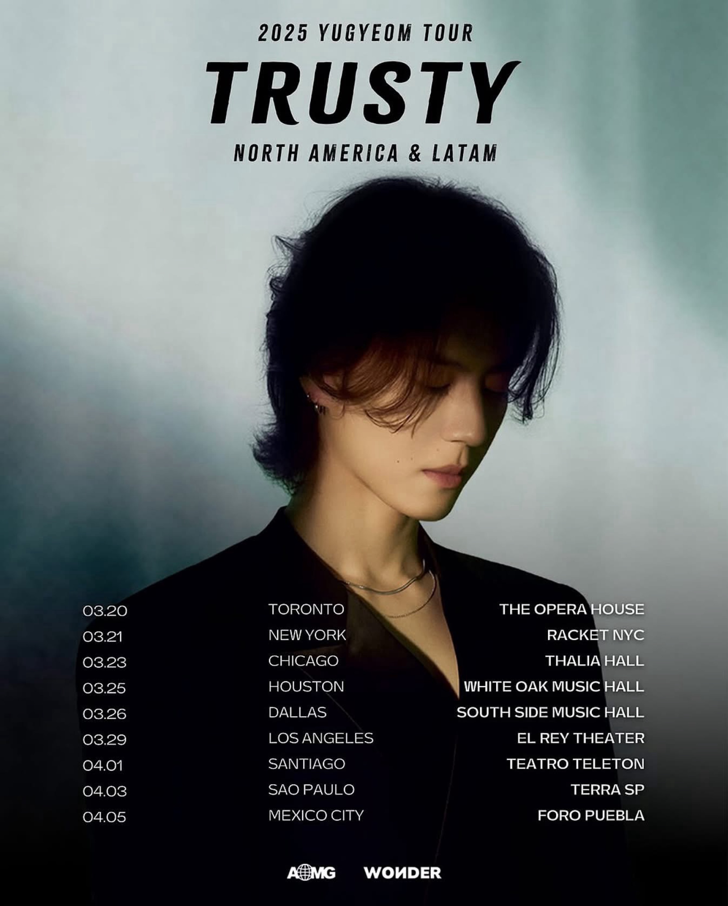 2025 YUGYEOM TOUR [TRUSTY] IN NORTH AMERICA