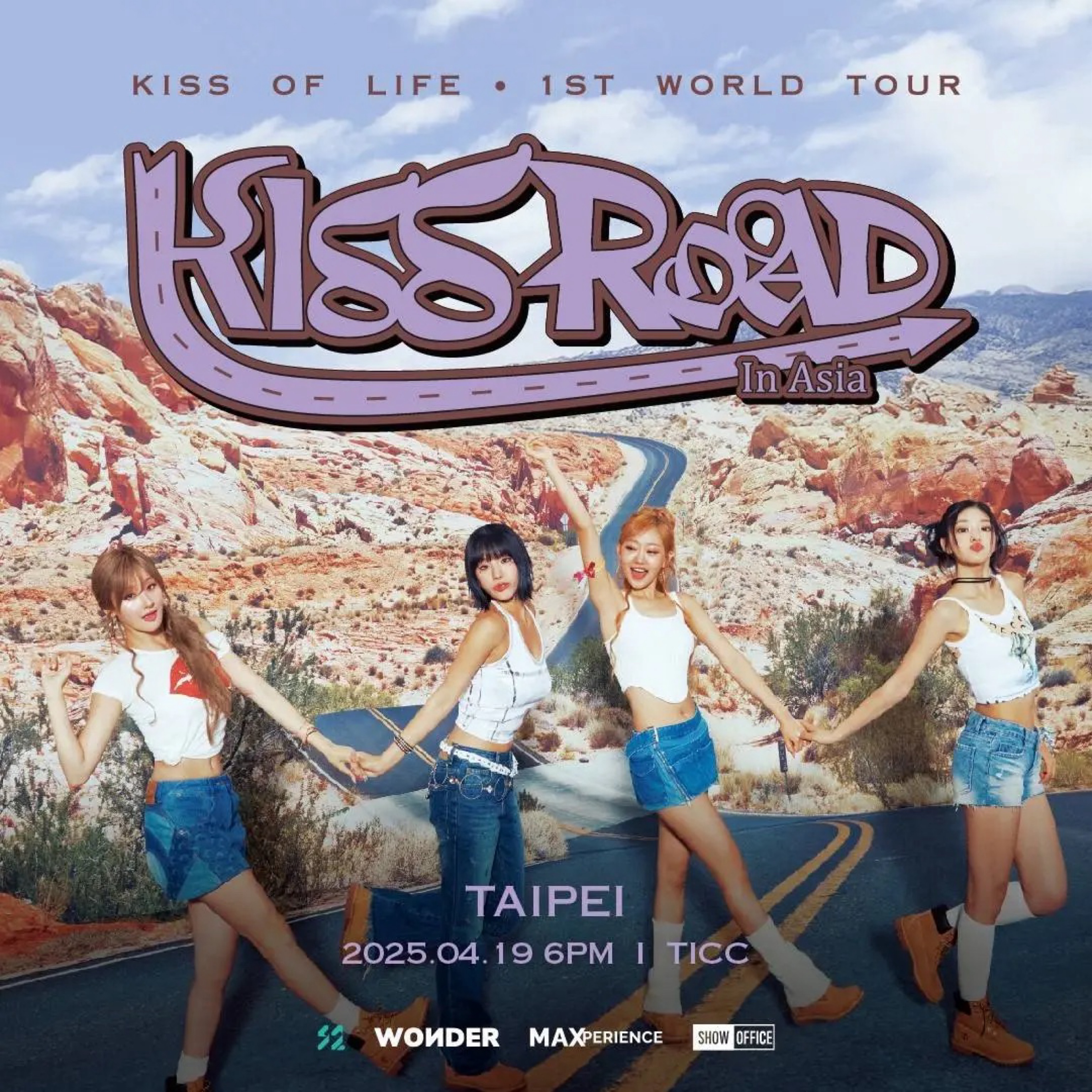 2025 KISS OF LIFE 1ST WORLD TOUR [KISS ROAD] in TAIPEI