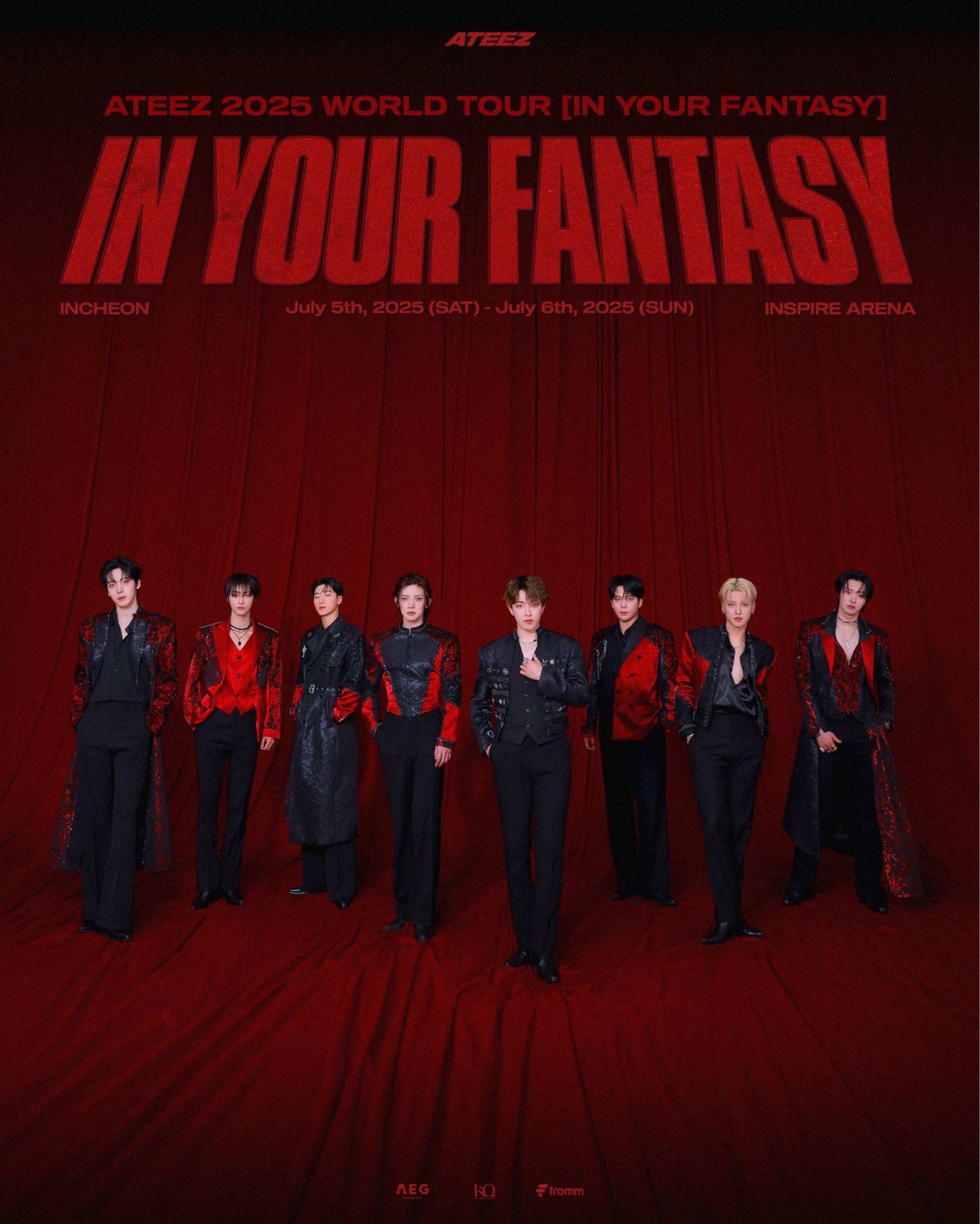 ATEEZ 2025 WORLD TOUR [IN YOUR FANTASY] IN INCHEON