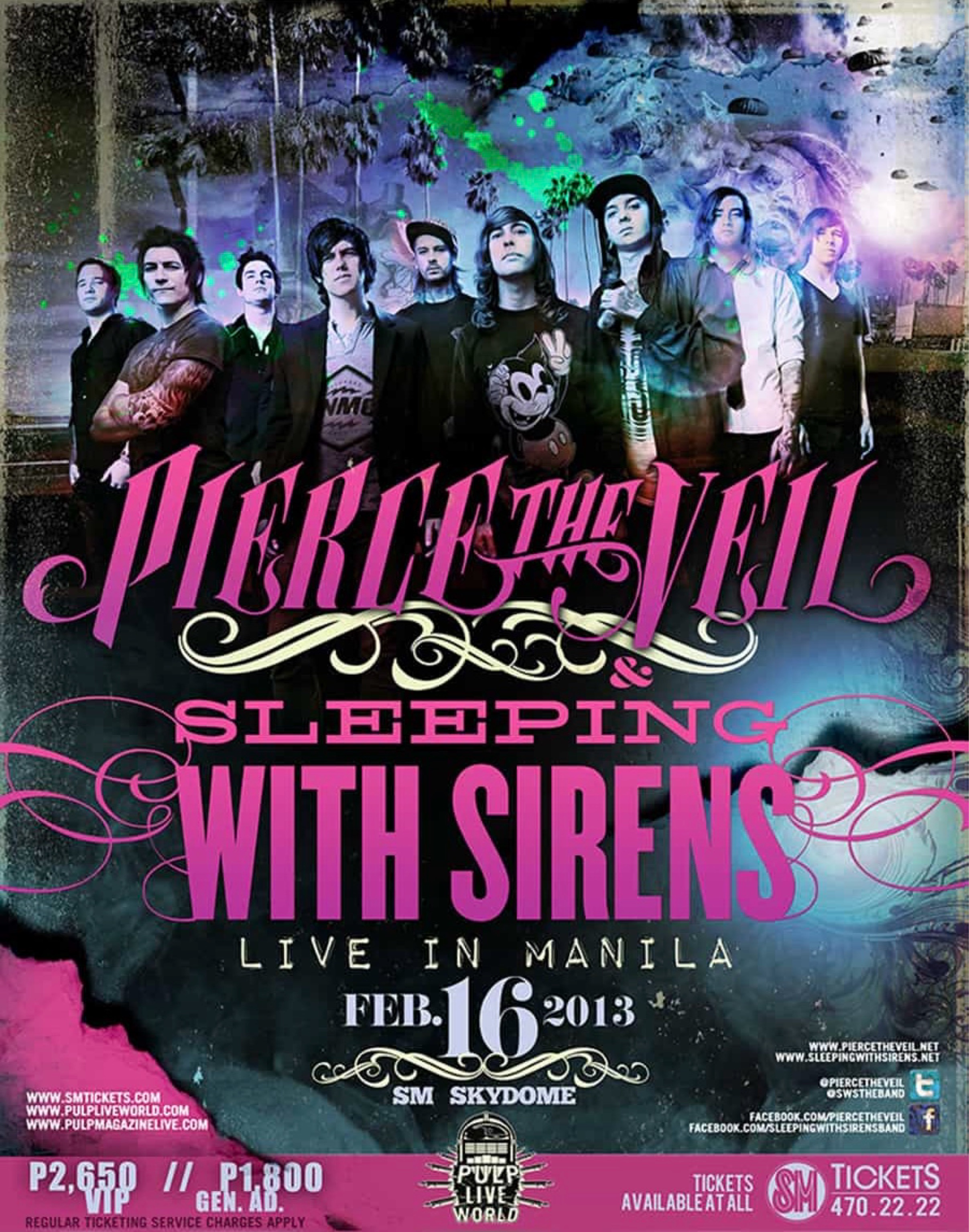 Pierce the Veil & Sleeping with Sirens Live in Manila