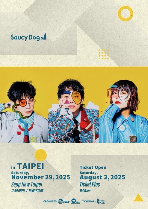 Saucy Dog LIVE 2025 in TAIPEI