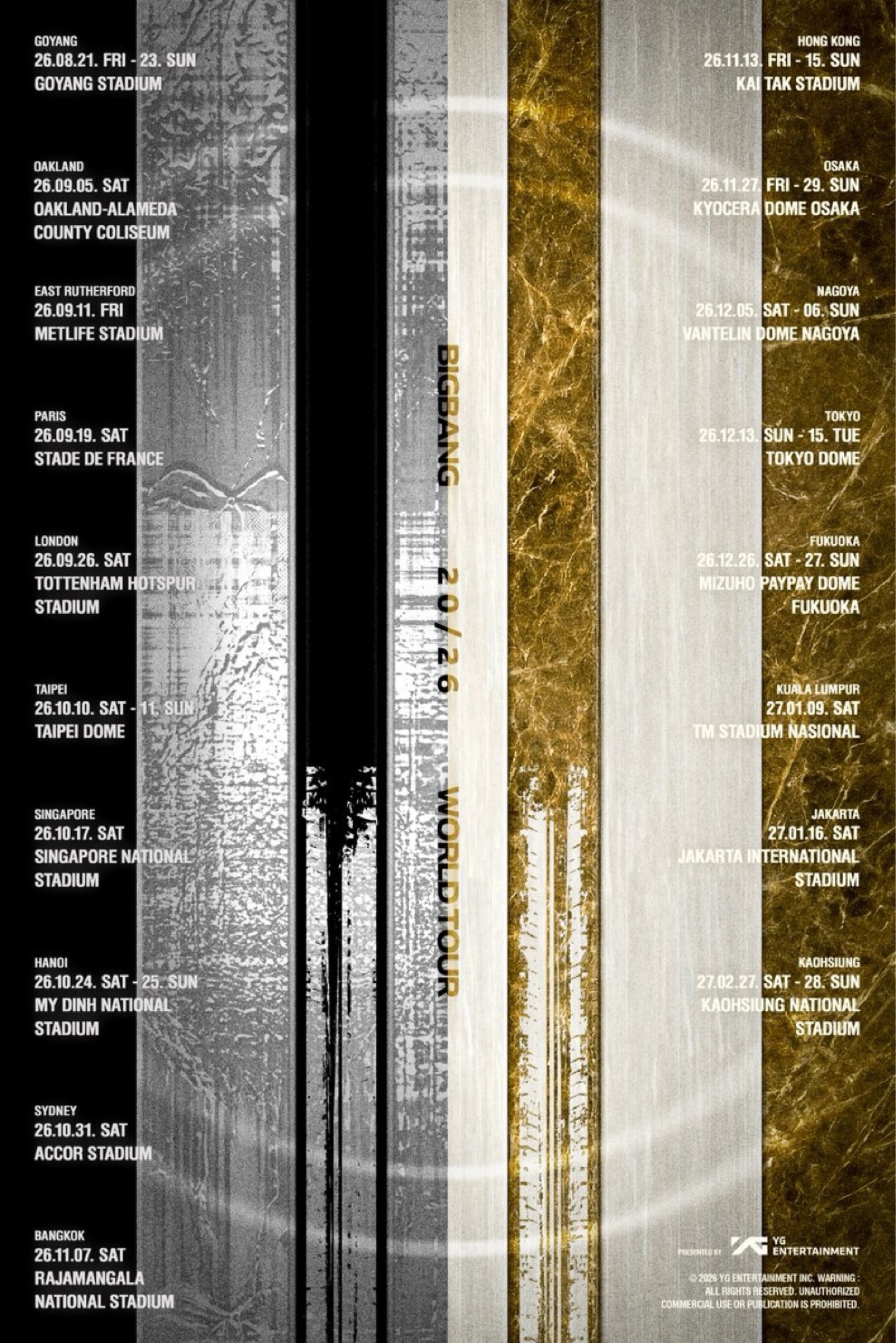 BIGBANG 2026 WORLD TOUR IN KUALA LUMPUR