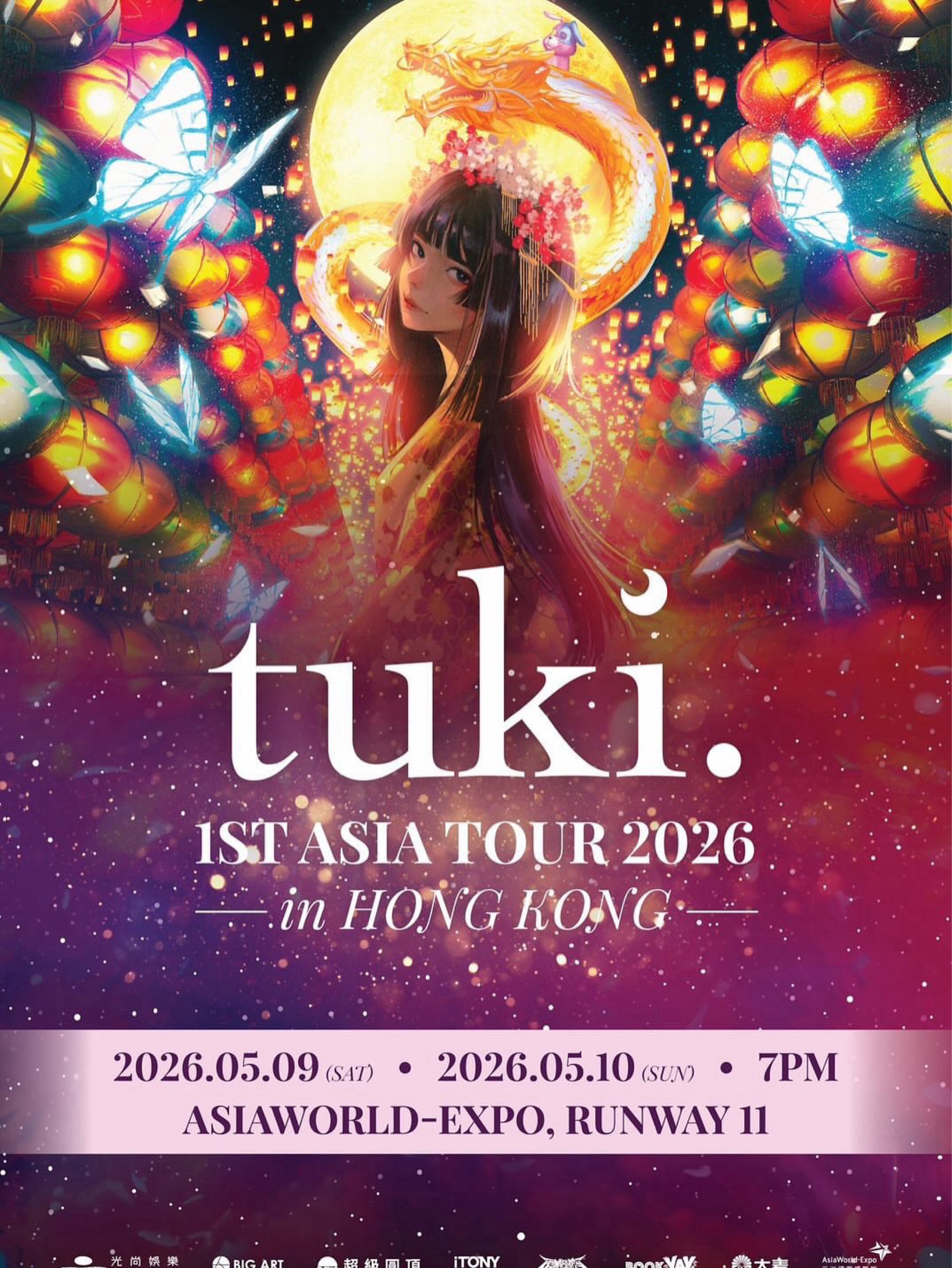 tuki. 1st ASIA TOUR 2026 in HONG KONG
