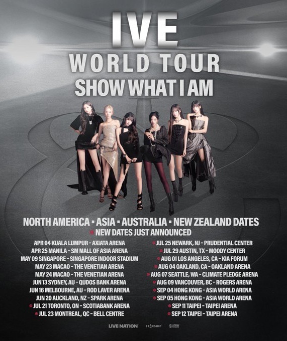 IVE WORLD TOUR 〈SHOW WHAT I AM〉 IN MONTREAL, QC