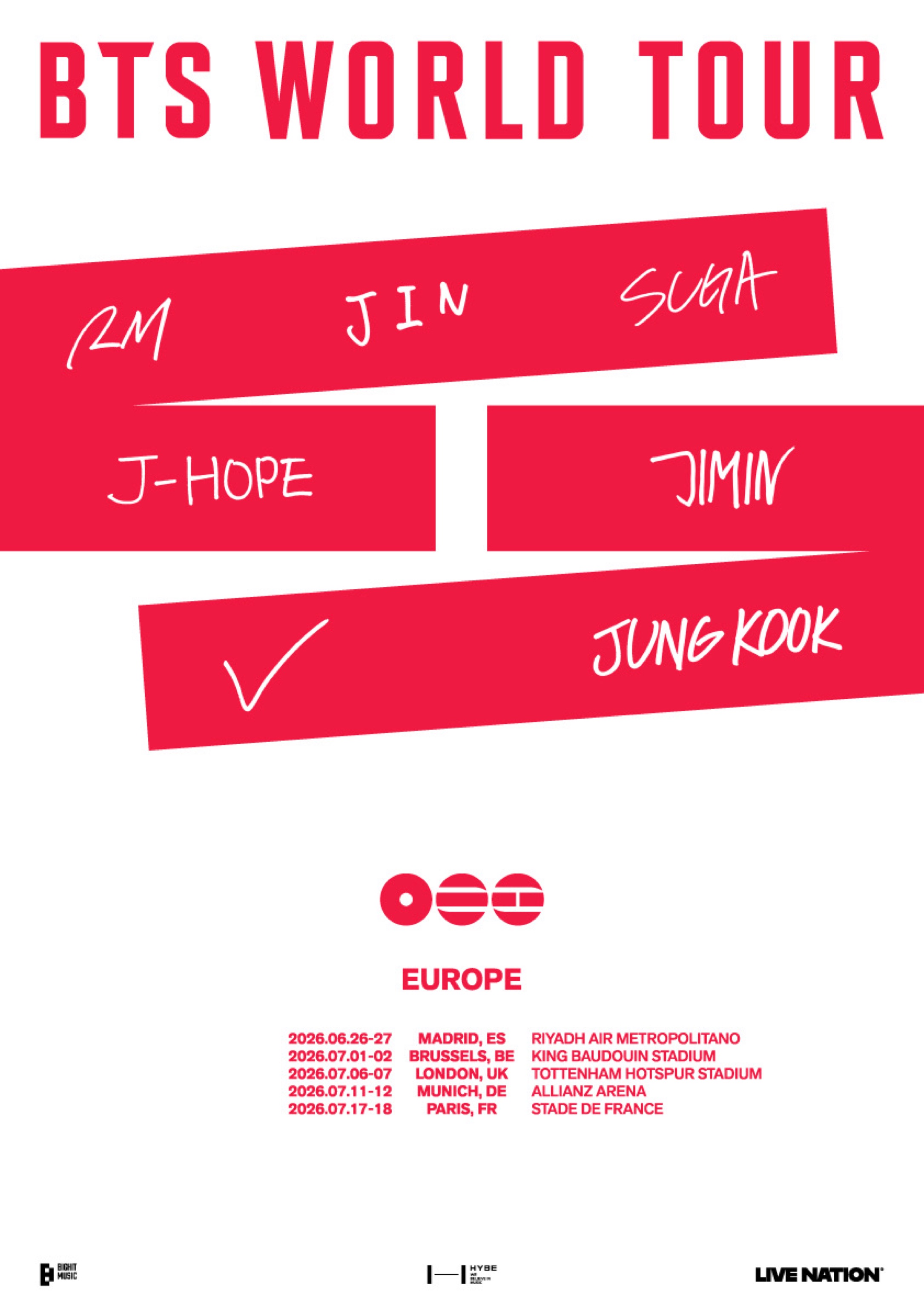 BTS WORLD TOUR ‘ARIRANG’ IN BRUSSELS