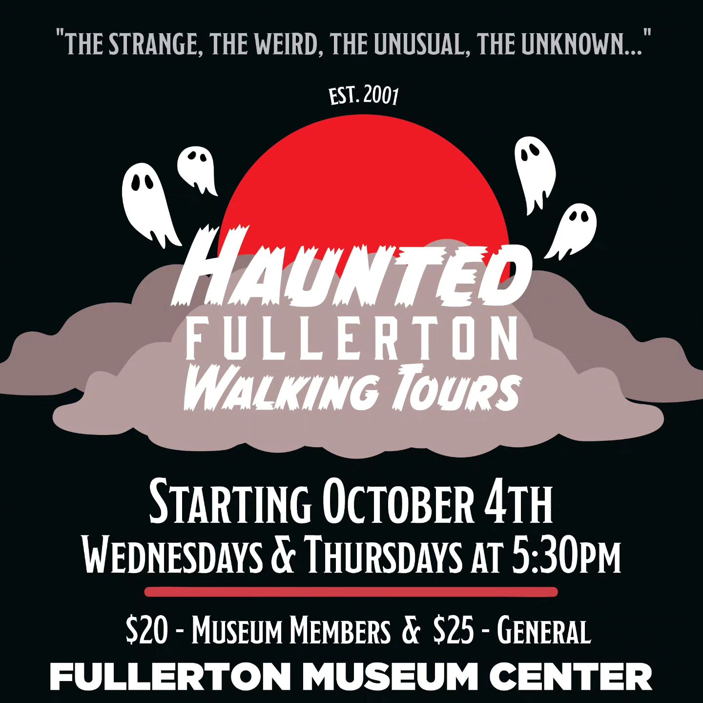 Haunted Fullerton Walking Tours