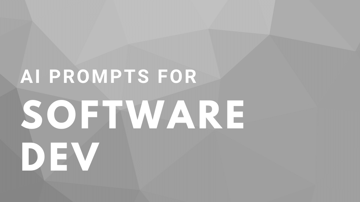 AI Prompts for Software Development Jobs
