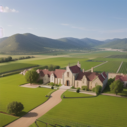 The nobleman's manor, with its well-tended vineyards and bountiful orchards, was the centerpiece of the prosperous fiefdom he ruled under the king's sovereignty.