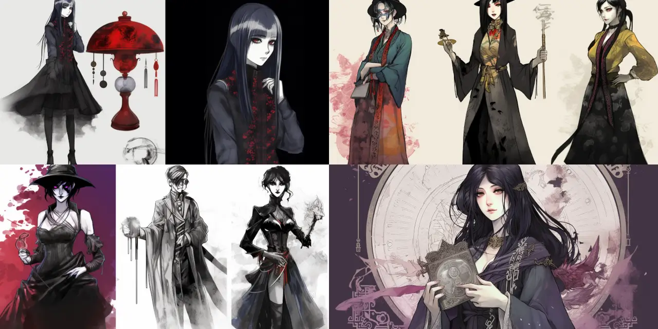 Design a {{genre_1}} psychic detective character equipped with symbolic and mystical accessories, such as {{accessory_1}}, {{accessory_2}}, or {{accessory_3}}, for an Anime Character Design. Portray the character in the {{art_style}} style, showcasing strong themes of {{theme_1}} and {{theme_2}}. Consider using a medium like {{medium_1}} or {{medium_2}} for your artwork, and take inspiration from artists like {{artist_1}} and {{artist_2}}.