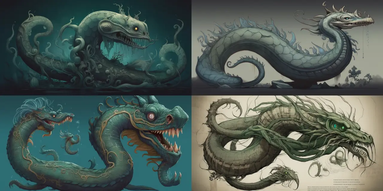 Create a captivating monster-like character design, portraying {{creature_1}}, who subtly showcases a sweet and gentle personality, amidst its monstrous appearance, for a Cartoon Character Design. Imagine a blend of styles such as {{style_1}}, {{style_2}}, and {{style_3}}, inspired by the works of {{artist_1}} and {{artist_2}}, while incorporating unique features such as {{feature_1}}, {{feature_2}}, and {{feature_3}}. The character should evoke feelings of {{theme_1}} and {{theme_2}}, while engaging with its environment, perhaps a {{location_1}}, using a chosen medium like {{medium_1}} or {{medium_2}} to bring it to life.