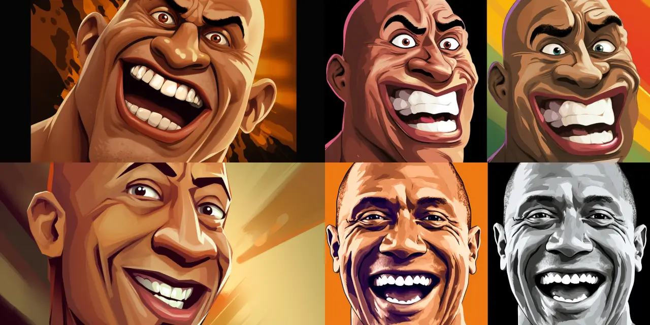 Create a comedic caricature of a famous celebrity, {{celebrity_name}}, with an oversized head, highly expressive eyebrows, and a mischievous grin. The illustration should be in the style of {{art_style}}, using the medium of {{medium_type}}, and portraying the celebrity engaging in their most iconic activity or pose. Pay attention to capturing the essence of their unique personality and quirks, while emphasizing exaggerated features such as their hair, fashion style, or accessories. The setting should be a {{location_type}} filled with elements reflecting the celebrity's interests, hobbies, or achievements. Capture a sense of humor and lightheartedness in this caricature that showcases the celebrity in an amusing and memorable way.