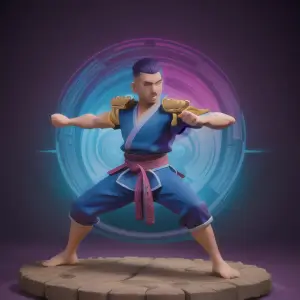 Art of Combat: AI Masterpiece Generator hero app logo