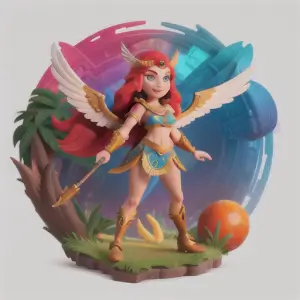 Visual Valkyrie: AI Fantasy Art Creator hero app logo