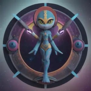 Galactic Visions: Alien Imagination hero app logo