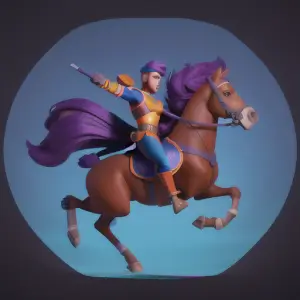 CavalryVision: Epic AI Artistry hero app logo