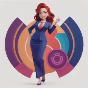 Empowered Visions: Businesswoman Scenes Creator hero app logo