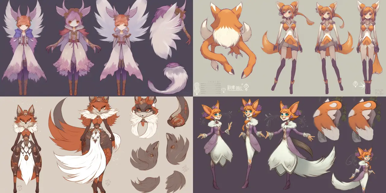 Create a magical girl character with {{animal_feature_1}}, {{animal_feature_2}}, and {{animal_feature_3}} inspired by animals like fox ears, wings, or tails, set in an {{anime_theme}} style for an Anime Character Design. Imbue her with strong feelings or themes, such as {{feeling_1}}, {{feeling_2}}, or {{theme_1}}, and illustrate her within a scene showcasing a {{style_1}} environment. Use artistic influences such as {{artist_1}} and {{artist_2}} and a chosen medium like {{medium_1}} or {{medium_2}} to bring this character to life.