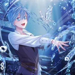 Blue Hair - Female MC Comic