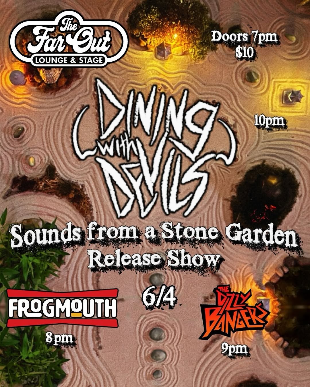 Dining With Devils w/ Dizzy Bangers and Frogmouth