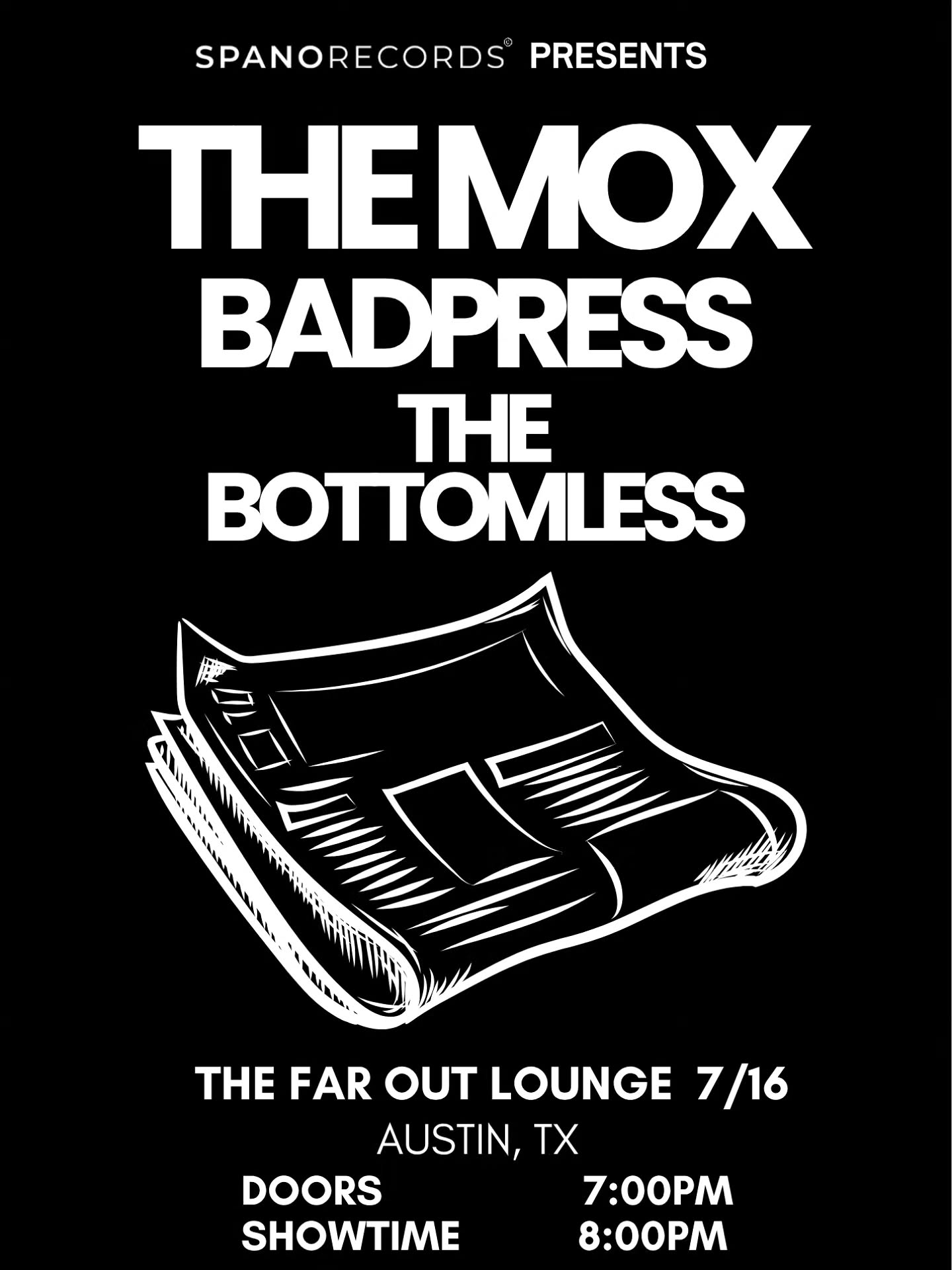 The Mox w/ Bad Press and The Bottomless