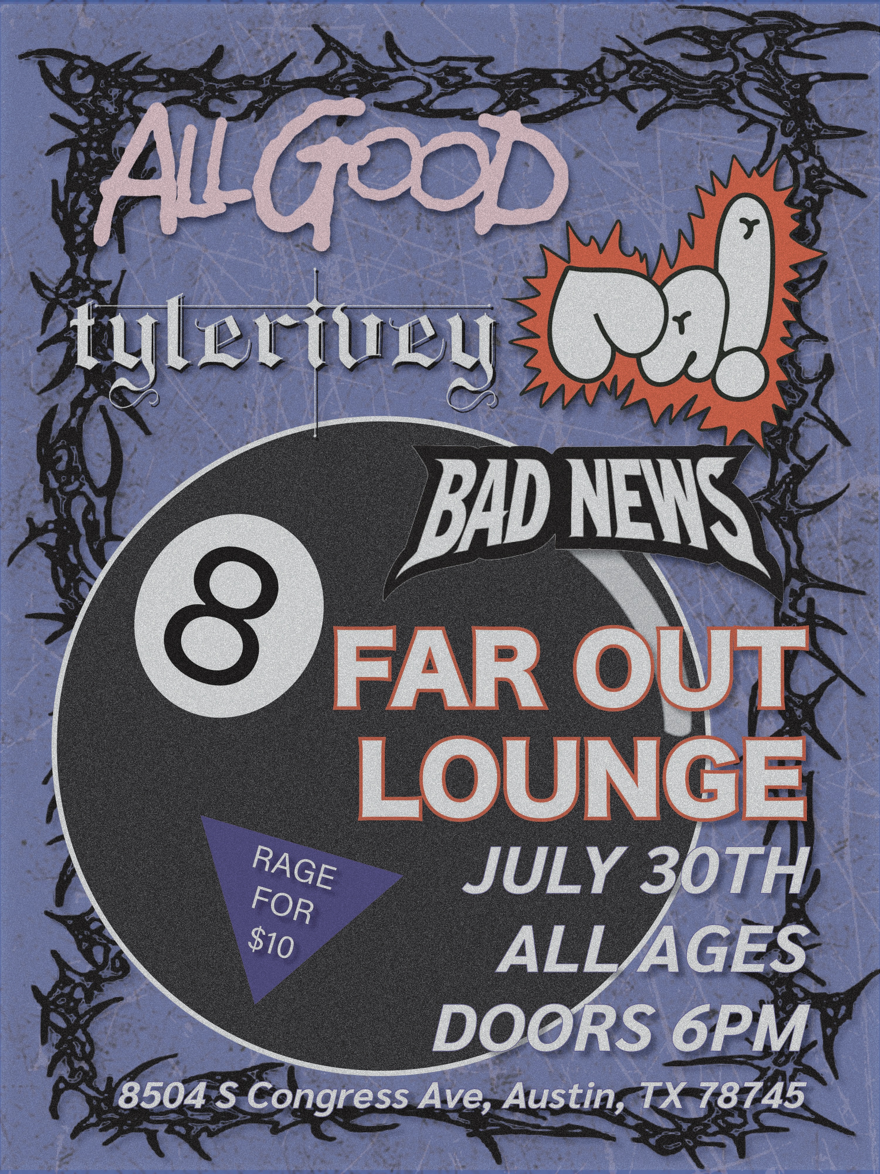 All Good w/ Tyler Ivey, Ra!, Bad News