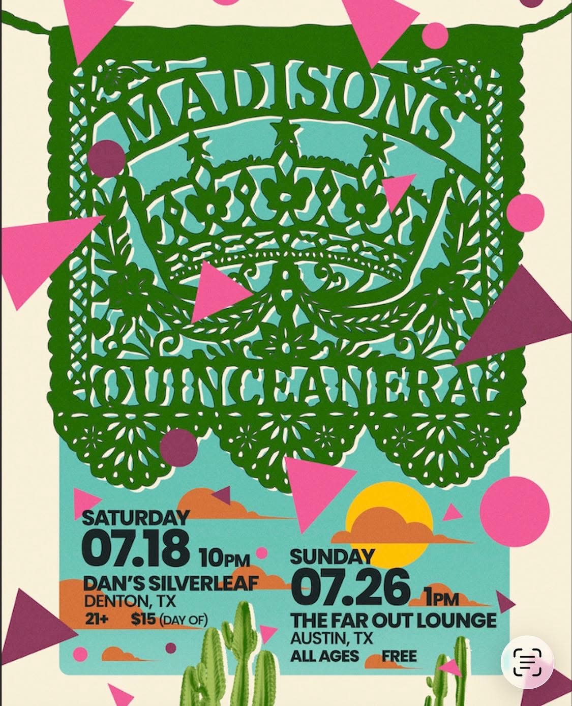 Madisons Quinceanera Show Celebrating Their Fifteenth Anniversary!