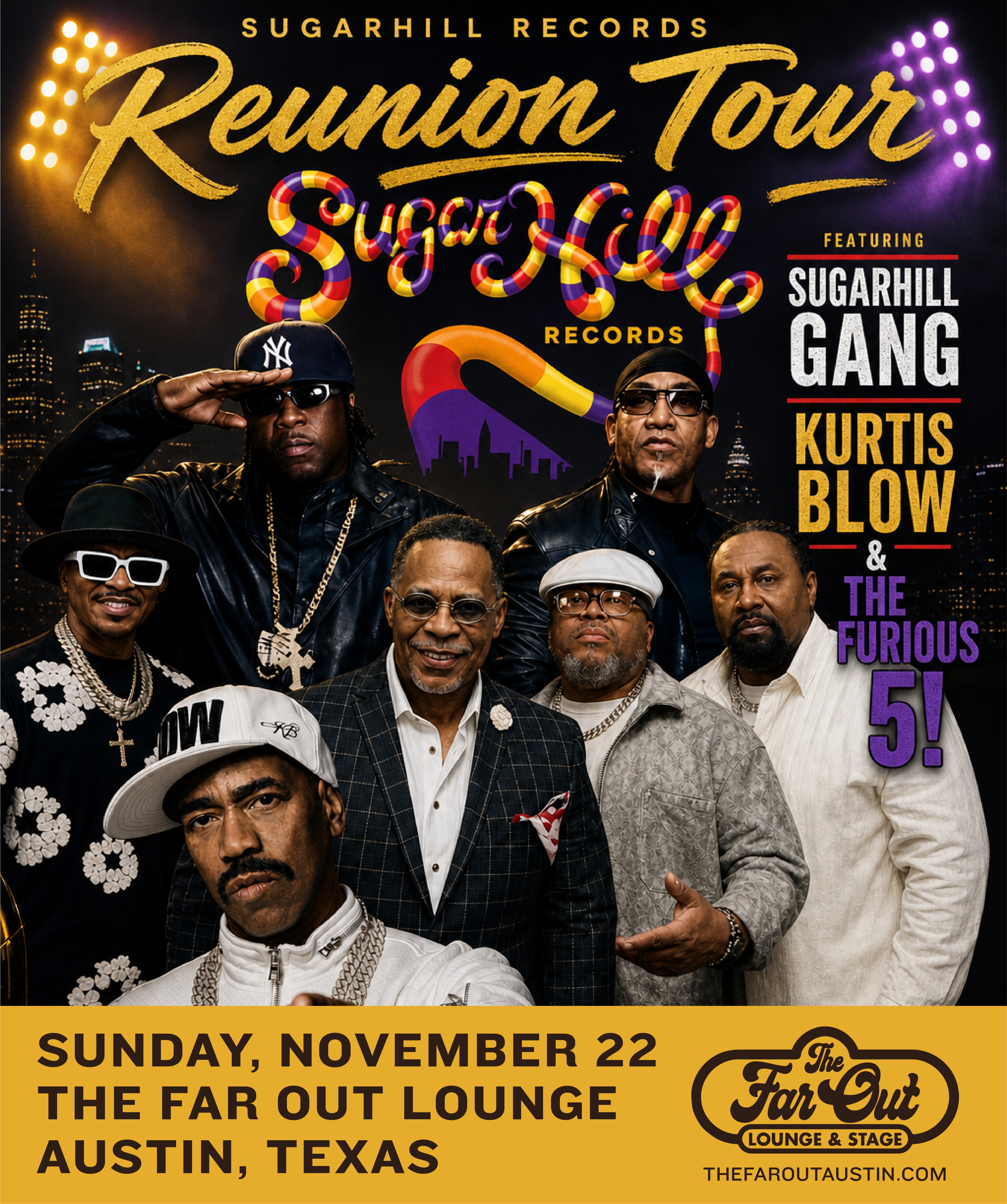 Sugarhill Records Reunion Tour feat. Sugarhill Gang, Kurtis Blow, and The Furious 5