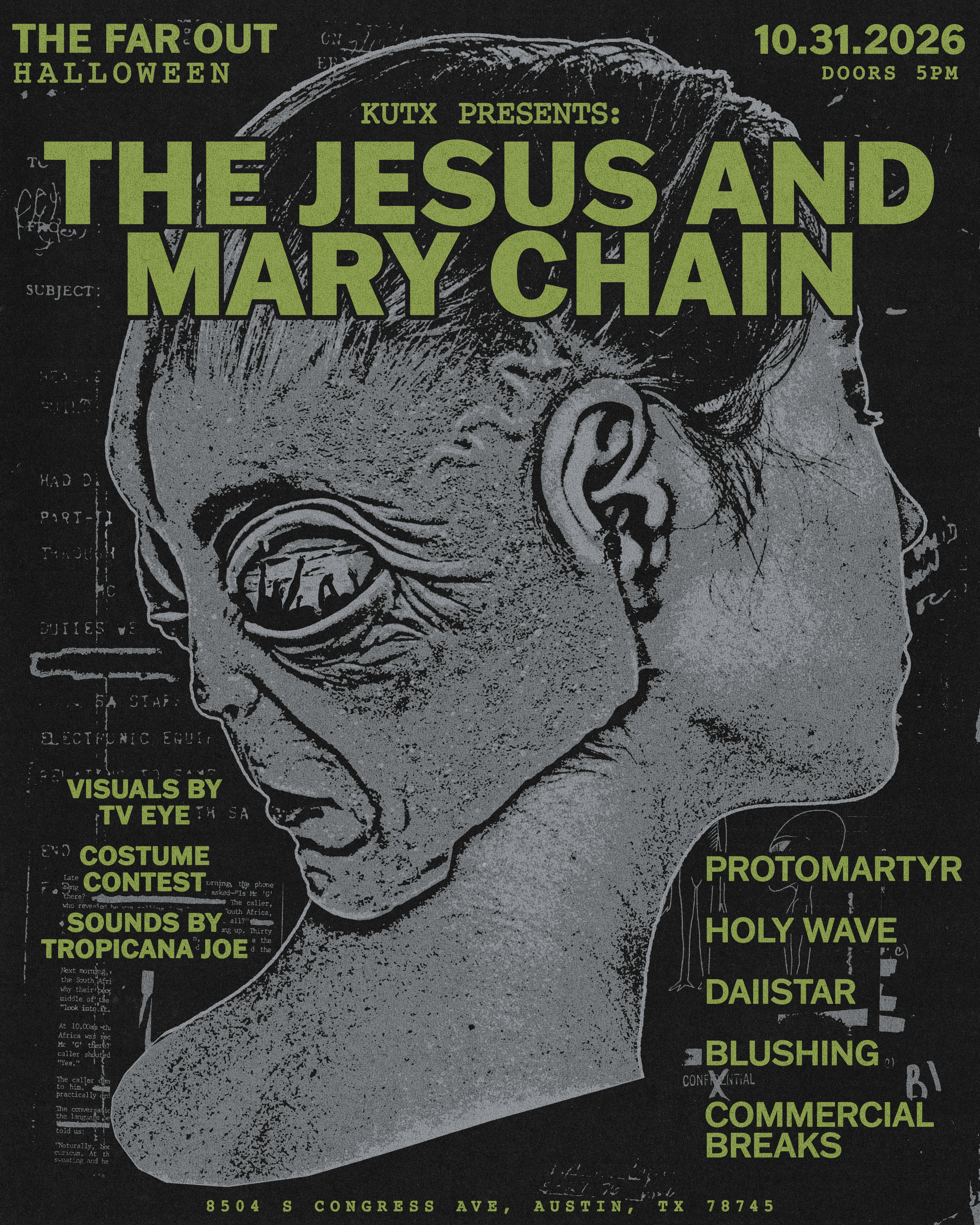 KUTX Presents: Halloween w/ The Jesus and Mary Chain, Protomartyr, Holy Wave and More