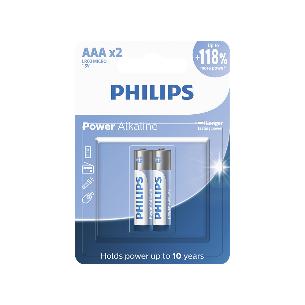 Pilha Philips Alcalina AAA