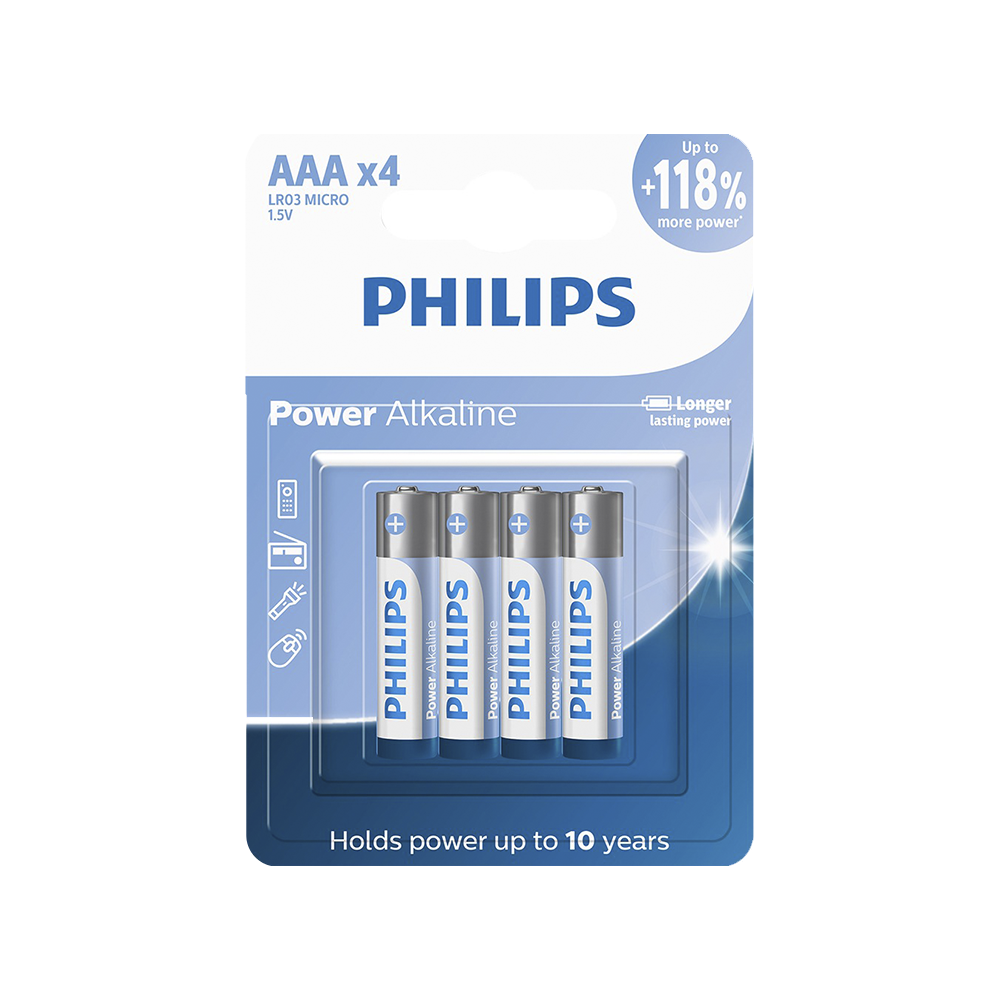 Pilha Philips Alcalina AAA