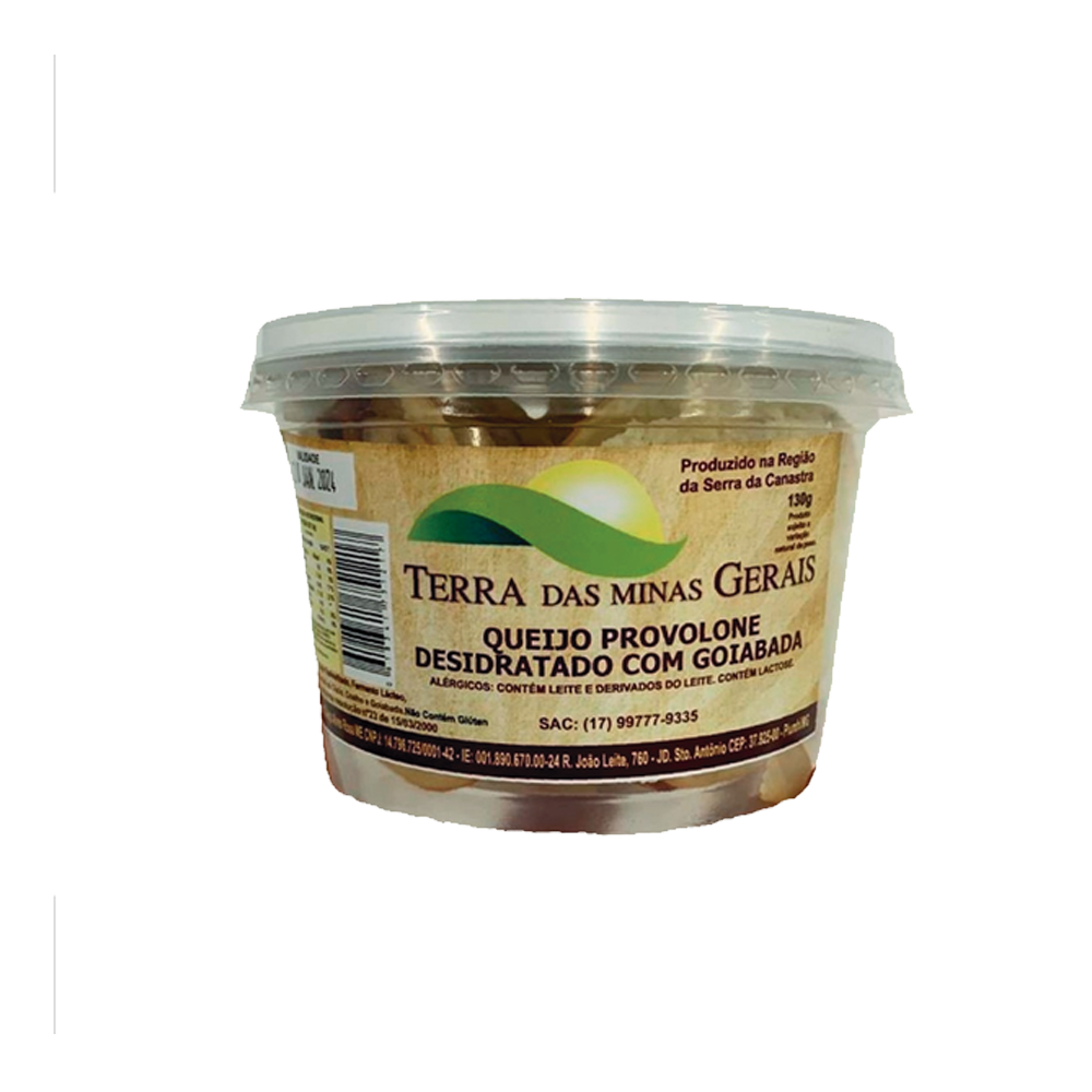 Queijo Provolone C/Goiabada Desidratado Terra das Minas Gerais