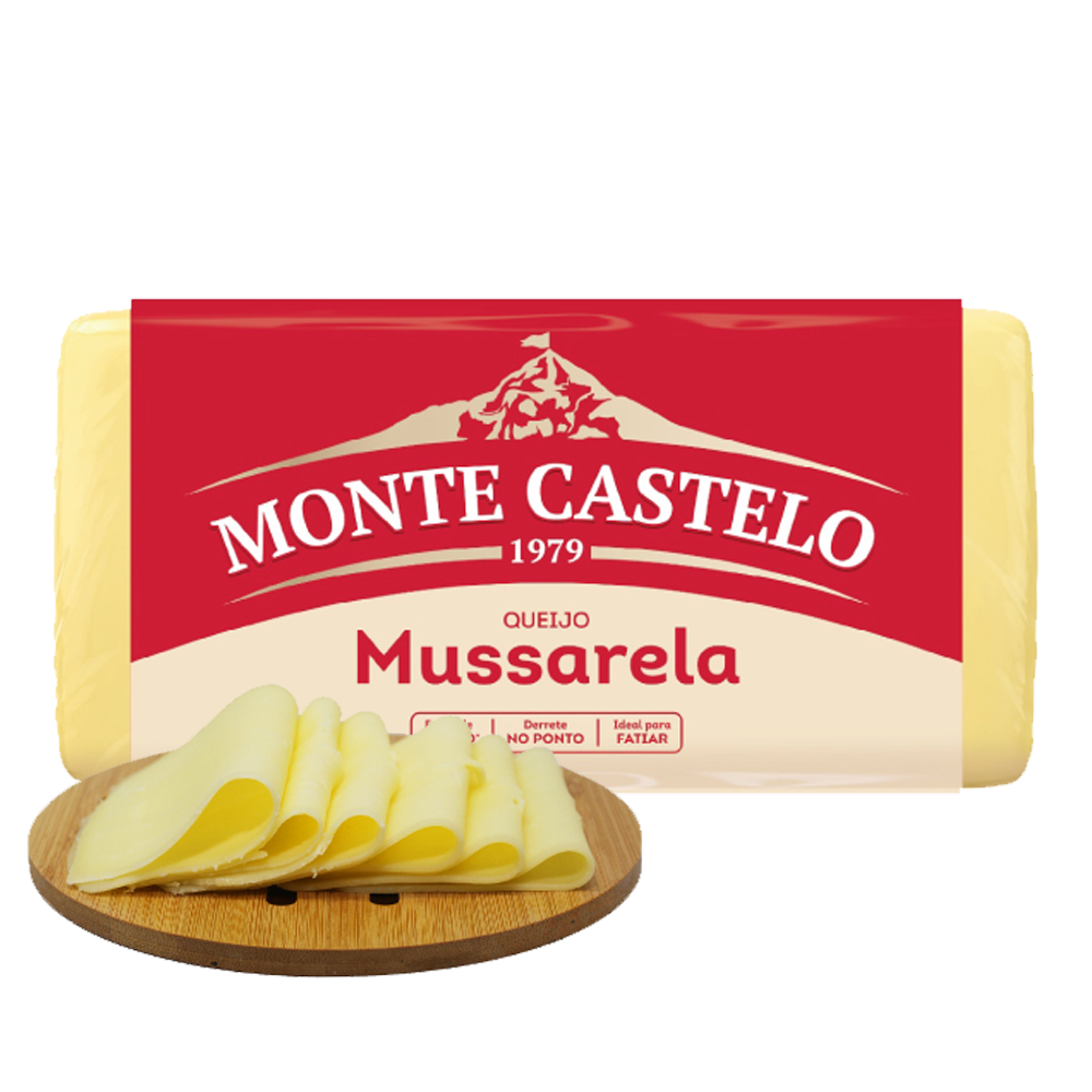 Mussarela Monte Castelo (Pedaço/Fatiada)