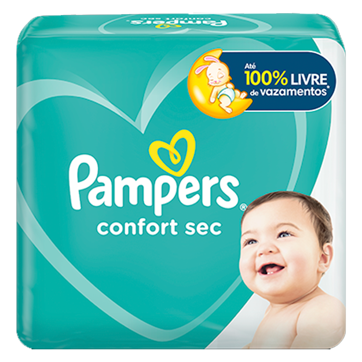 Fralda Pampers Confort Sec Mega (P50 M44 G38 XG34 XXG30)