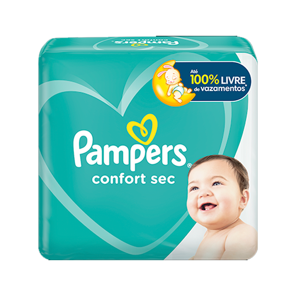 Fralda Pampers Confort Sec Mega (P50 M44 G38 XG34 XXG30)