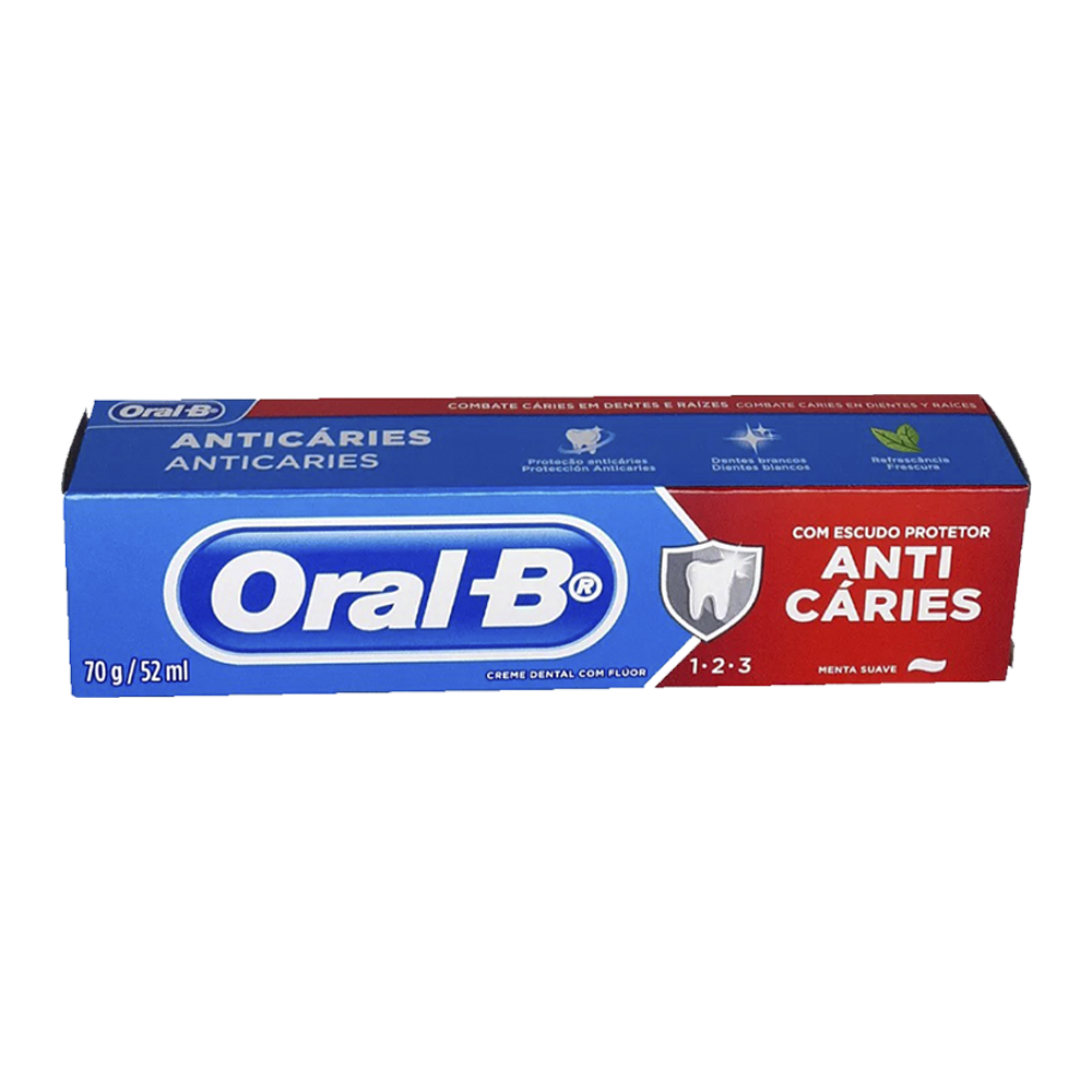 Creme Dental Oral B 123 Anti Cáries
