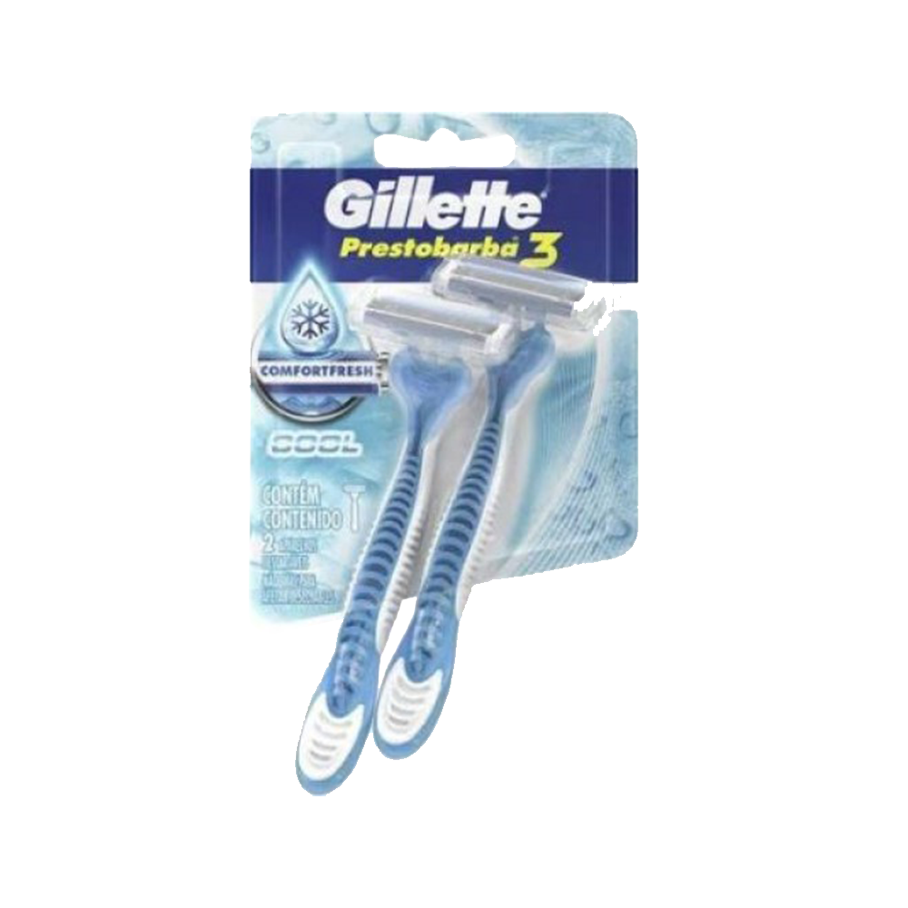 Aparelho Gillette Presto 3 (Exceto Derma Proteção)